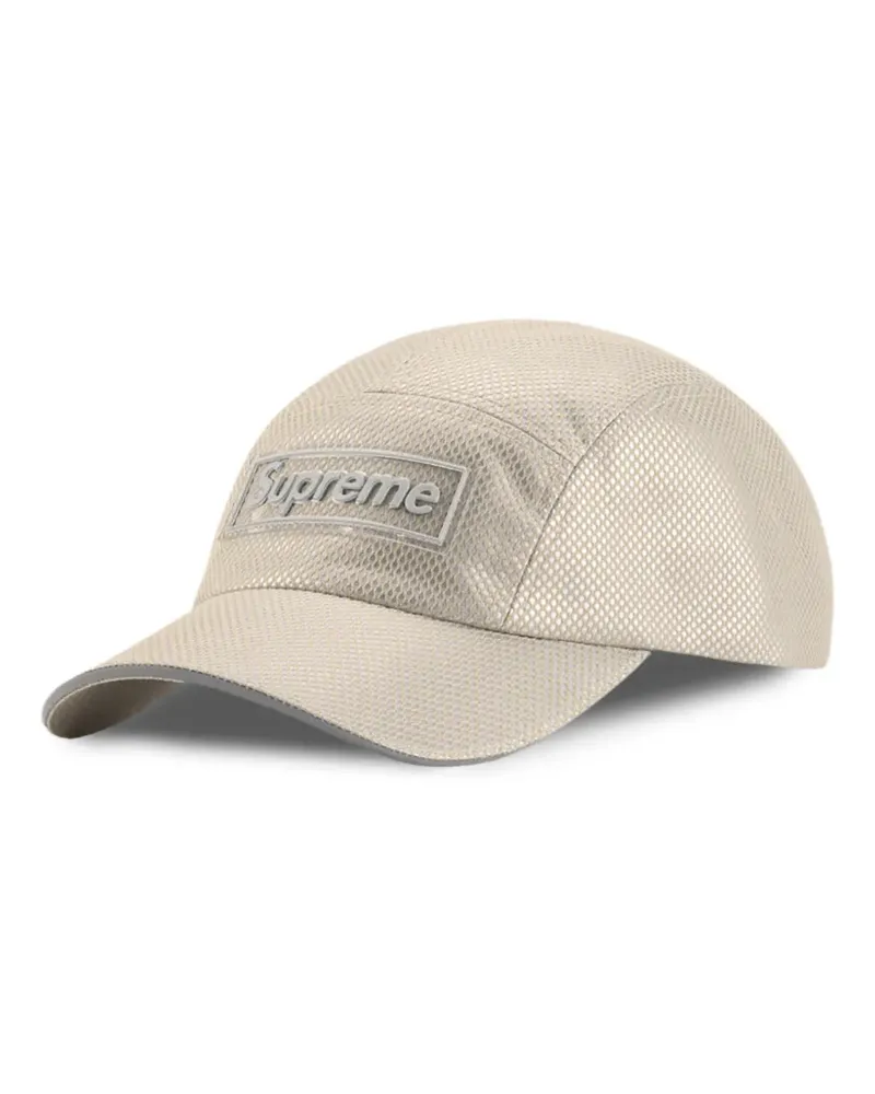 Supreme Being Baseballkappe aus Metallic-Mesh - Nude Nude