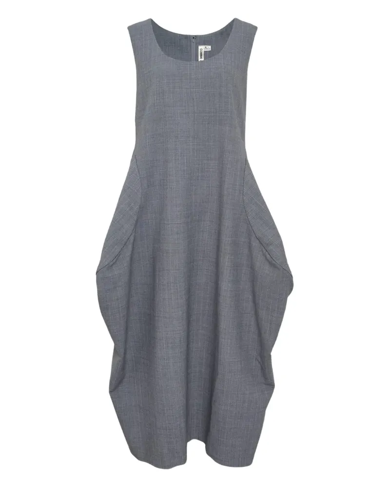 Comme des Garçons pinstripe flared dress - Grau Grau