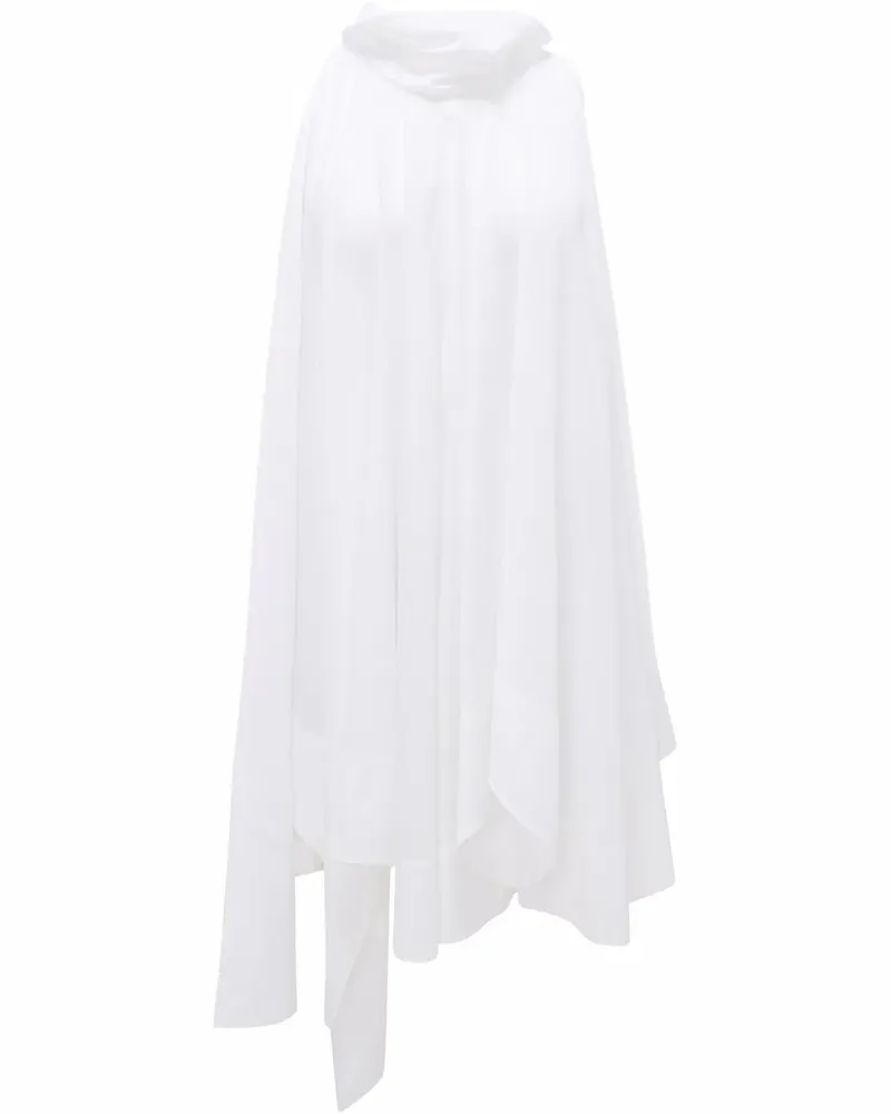 J.W.Anderson Kleid mit asymmetrischem Saum - Weiß Weiß