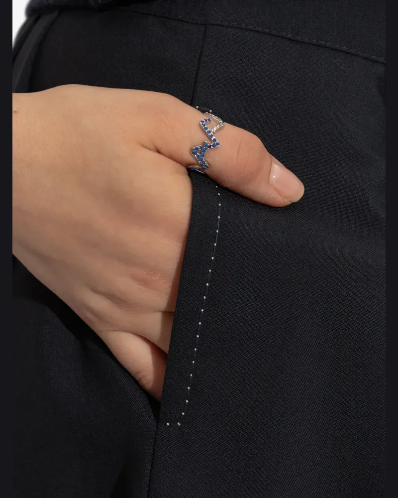 Marni Ring mit Kristallen - Blau Blau