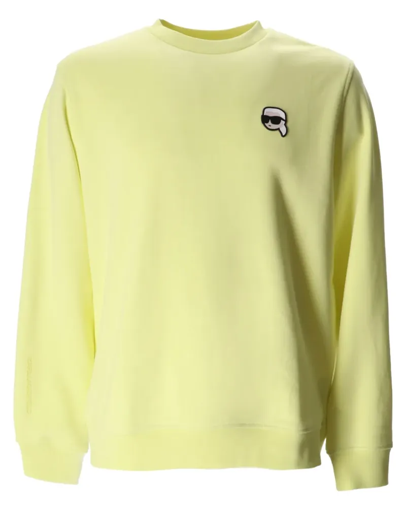 Karl Lagerfeld Klassisches Sweatshirt - Gelb Gelb