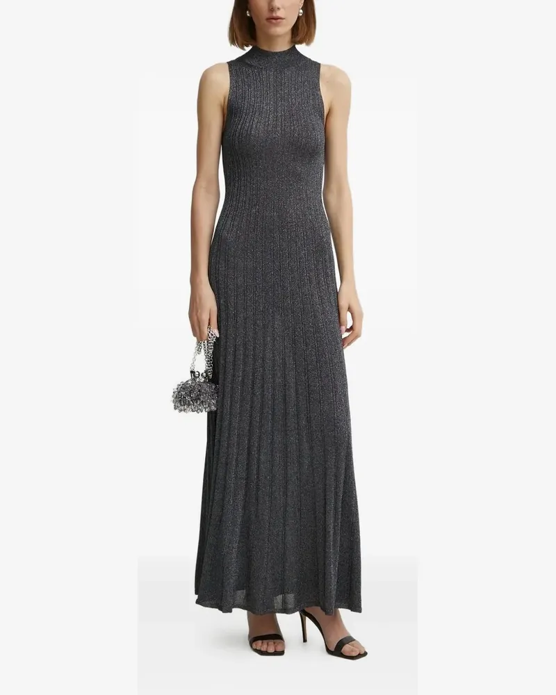 IVY & OAK Flora Maxikleid mit Stehkragen - Grau Grau