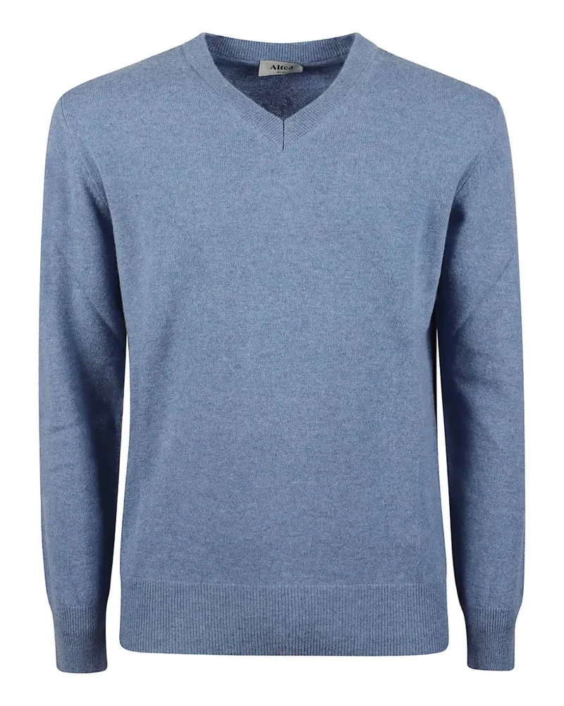 Altea V-neck cashmere sweater - Blau Blau