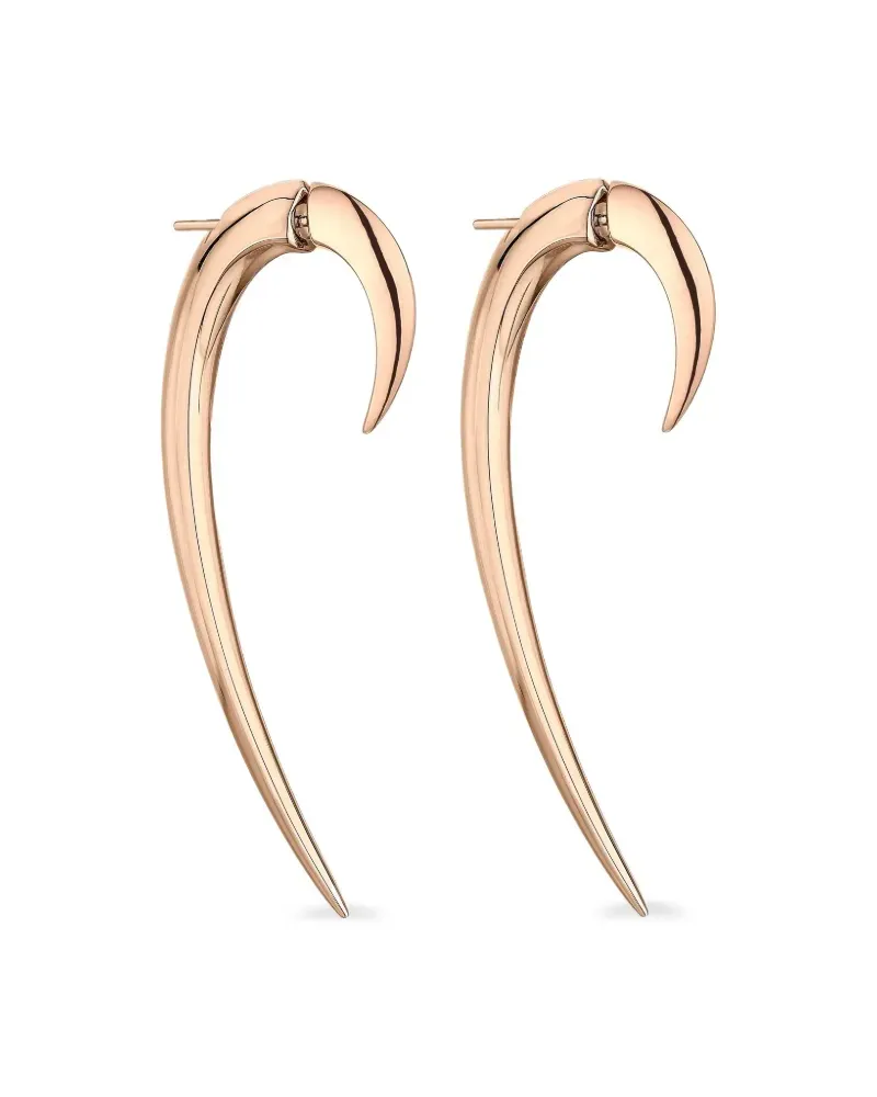 Shaun Leane Große Ohrringe im Haken-Design - Rosa Rosa