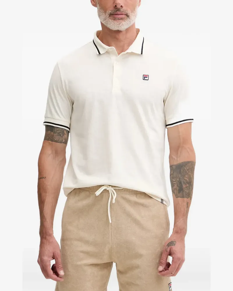 Fila Monza Poloshirt mit Logo - Weiß Weiß