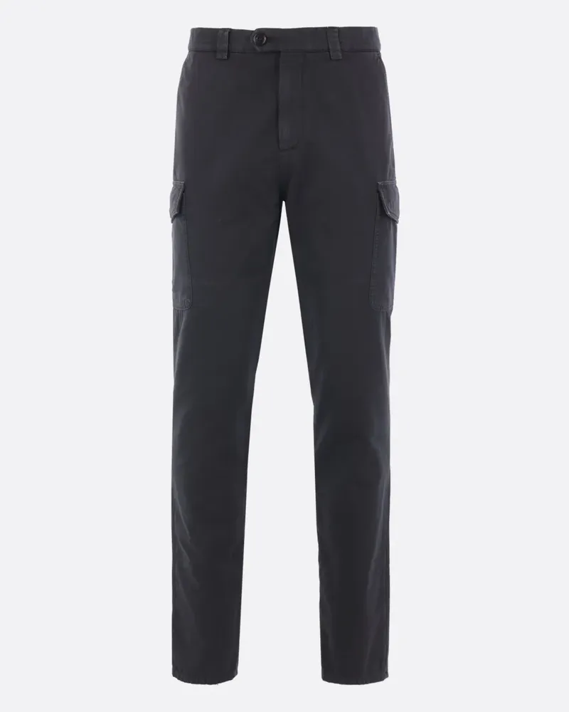 Brunello Cucinelli Hose mit aufgesetzter Tasche - Schwarz Schwarz