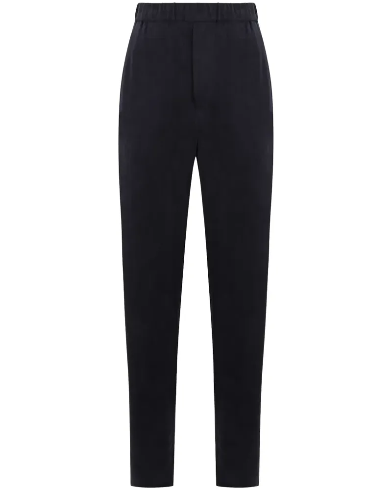 Giorgio Armani Tapered-Hose mit Stretchbund - Blau Blau