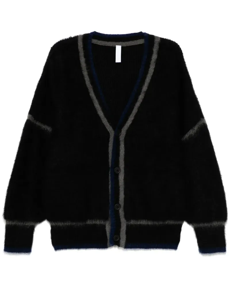 CFCL Cardigan mit gebürstetem Effekt - Schwarz Schwarz
