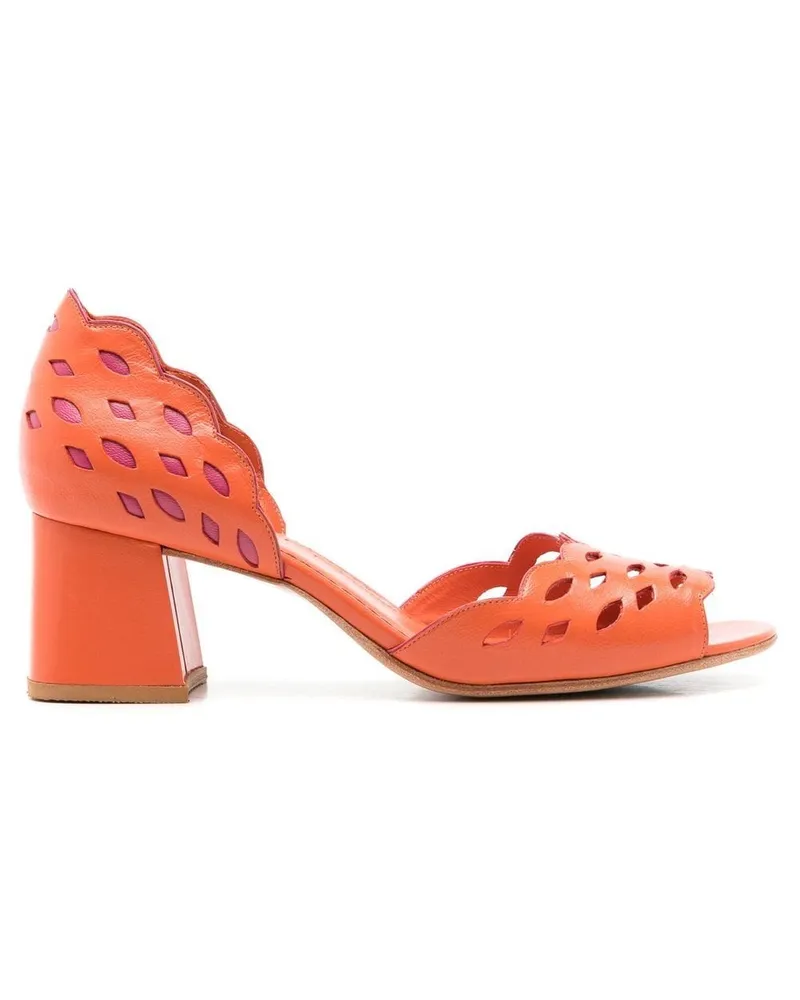 Sarah Chofakian Sapato Vivienne Sandalen Orange