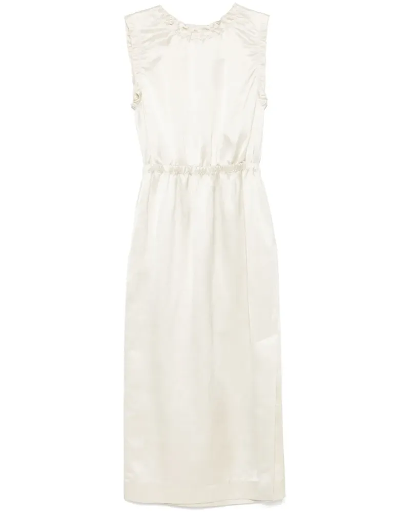 TELA Midikleid aus Satin - Nude Nude
