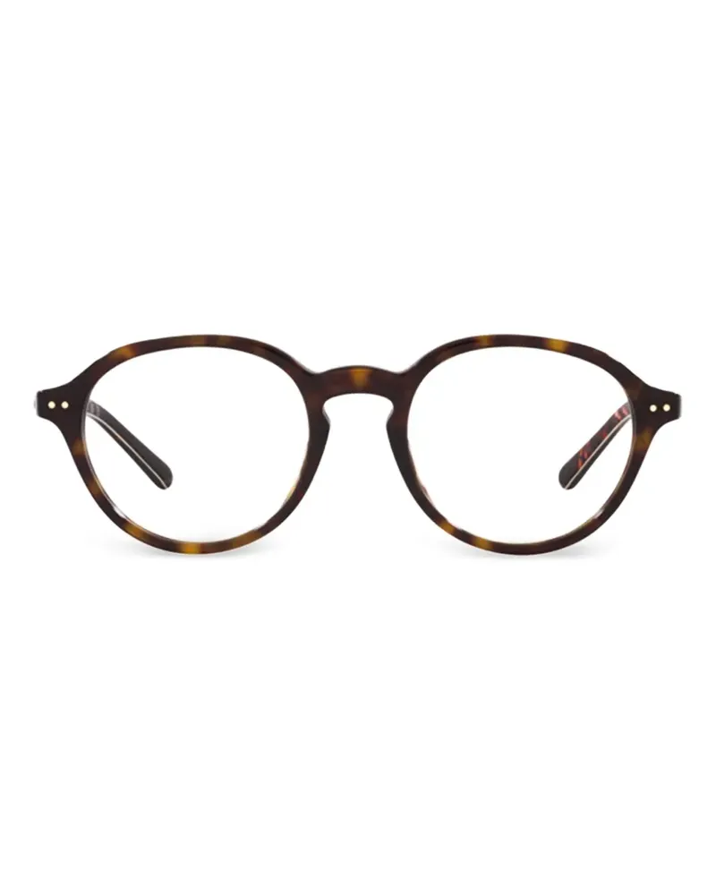 Ralph Lauren Runde Brille in Schildpattoptik - Braun Braun