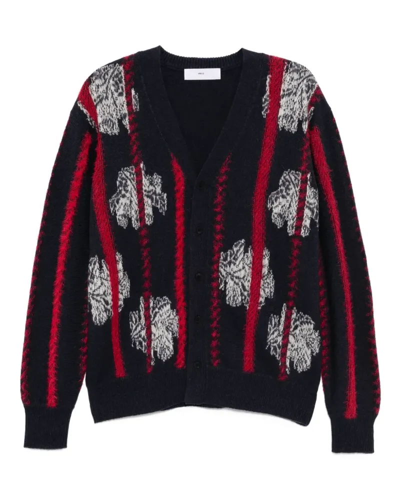Toga Cardigan mit grafischem Print - Blau Blau