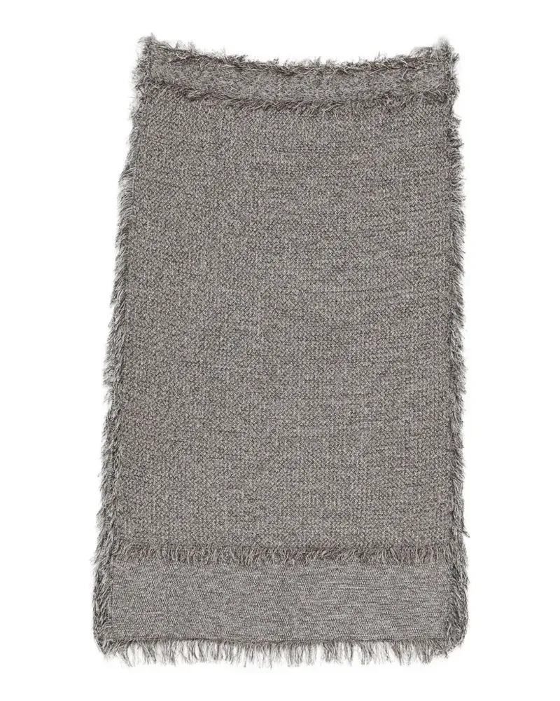 JNBY Midirock mit Fransen - Grau Grau