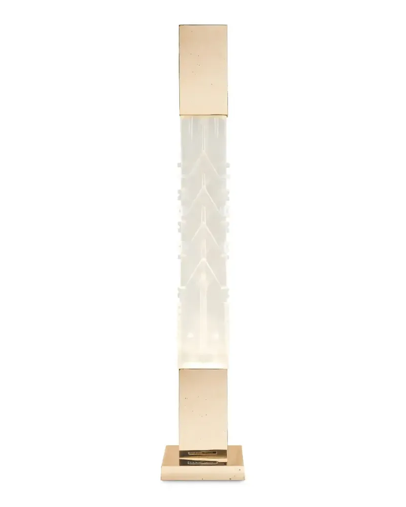 Venini Stele I Stehlampe mit Gravur - Weiß Weiß