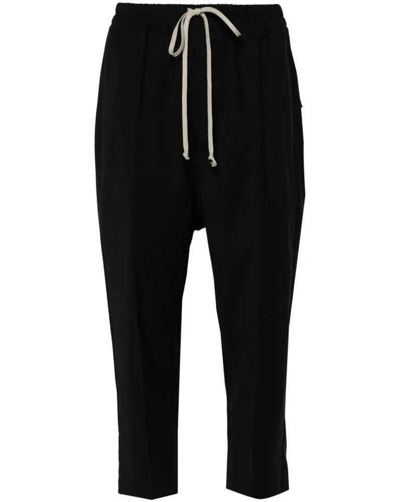 Rick Owens Klassische Cropped-Hose - Schwarz Schwarz