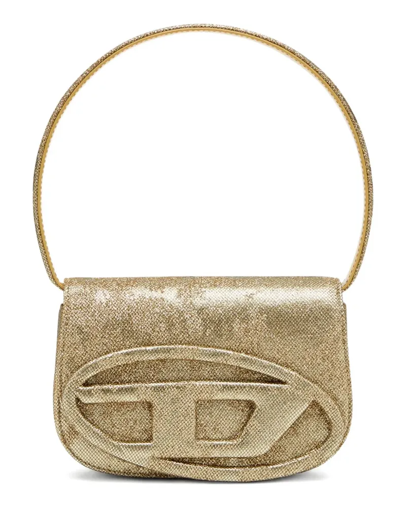 Diesel 1DR Schultertasche mit Glitterverzierung - Gold Gold