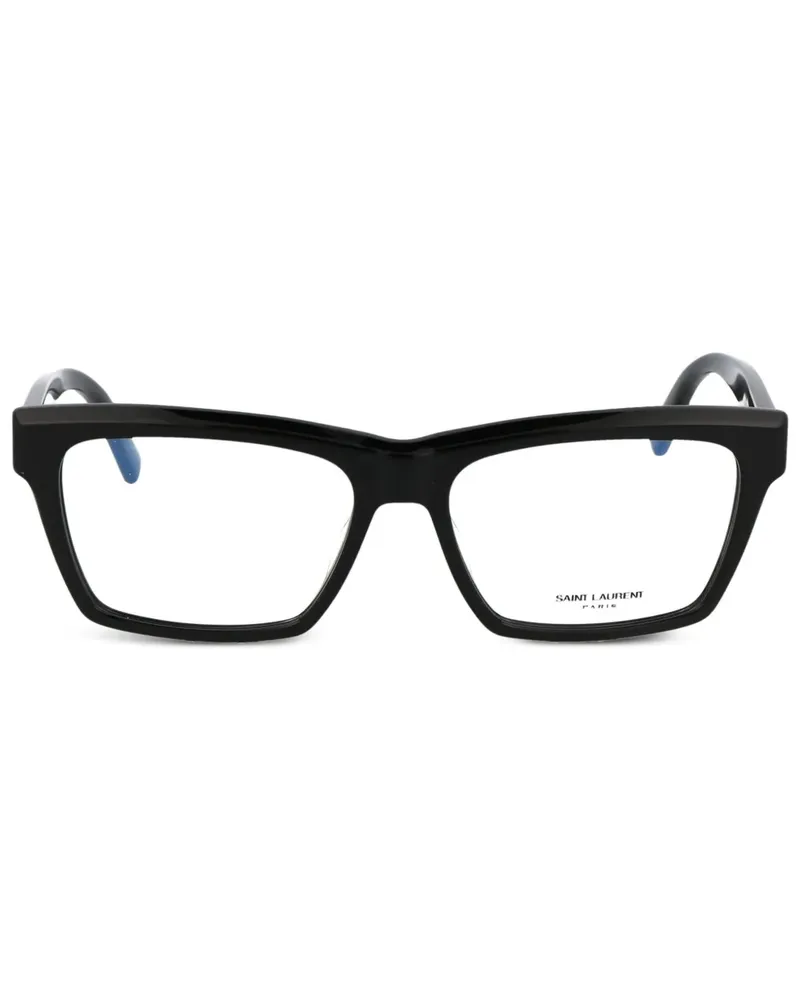 Saint Laurent Brille mit breitem Gestell - Schwarz Schwarz