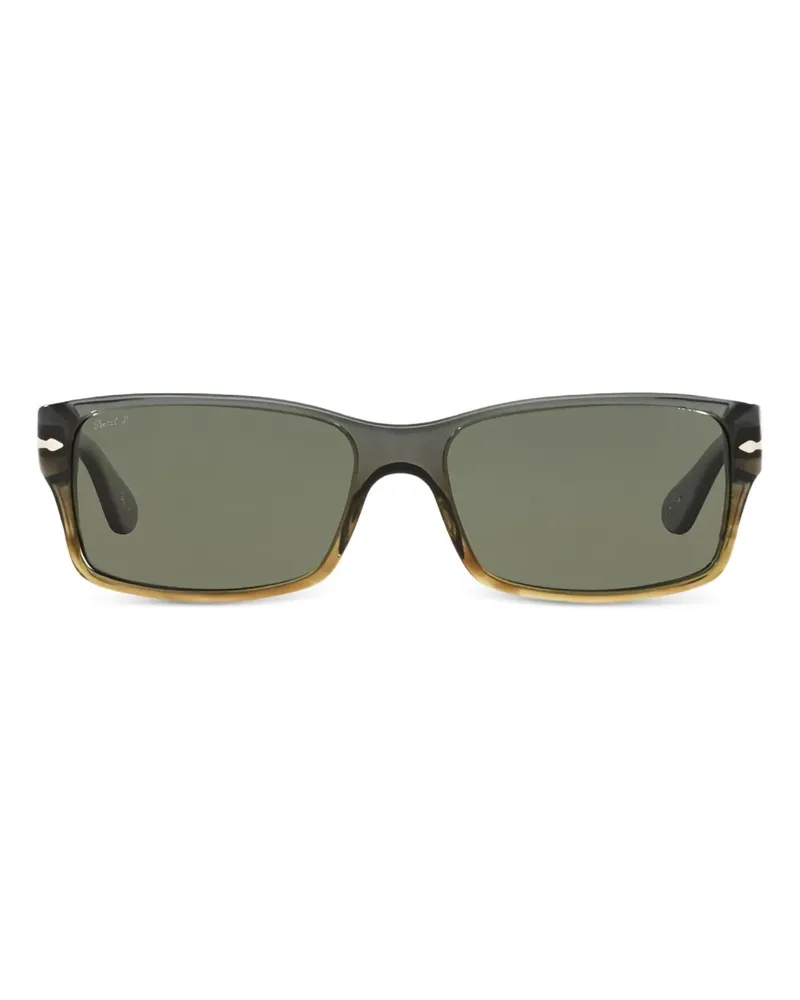Persol Sonnenbrille mit eckigem Gestell - Grau Grau
