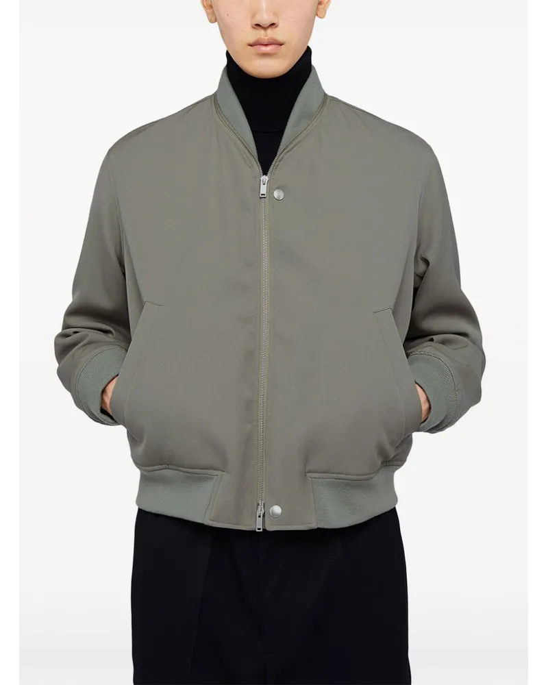 Jil Sander Bomberjacke mit Reißverschluss - Grün Grün