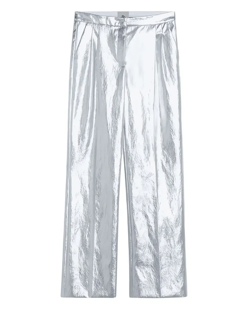The Garment Andy Hose mit weitem Bein - Silber Silber