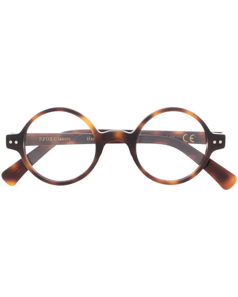 EPOS Palladio Brille mit rundem Gestell - Braun Braun