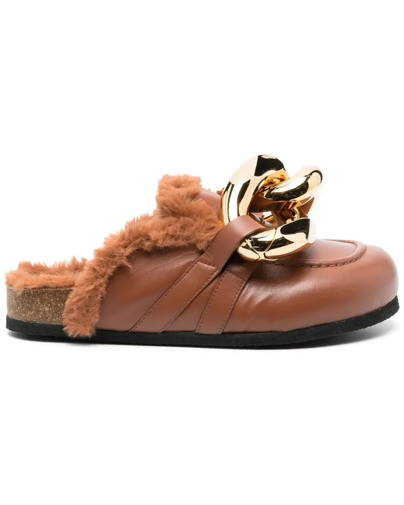 J.W.Anderson Loafer mit Kettenriemen - Braun Braun