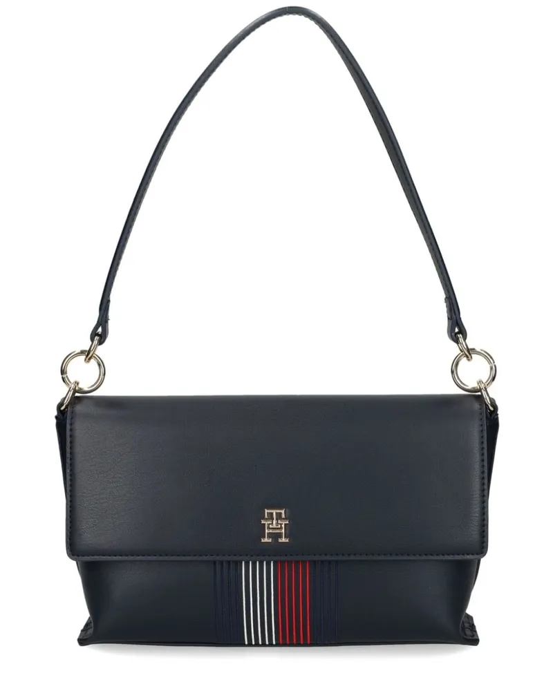 Tommy Hilfiger Schultertasche mit Logo-Applikation - Blau Blau
