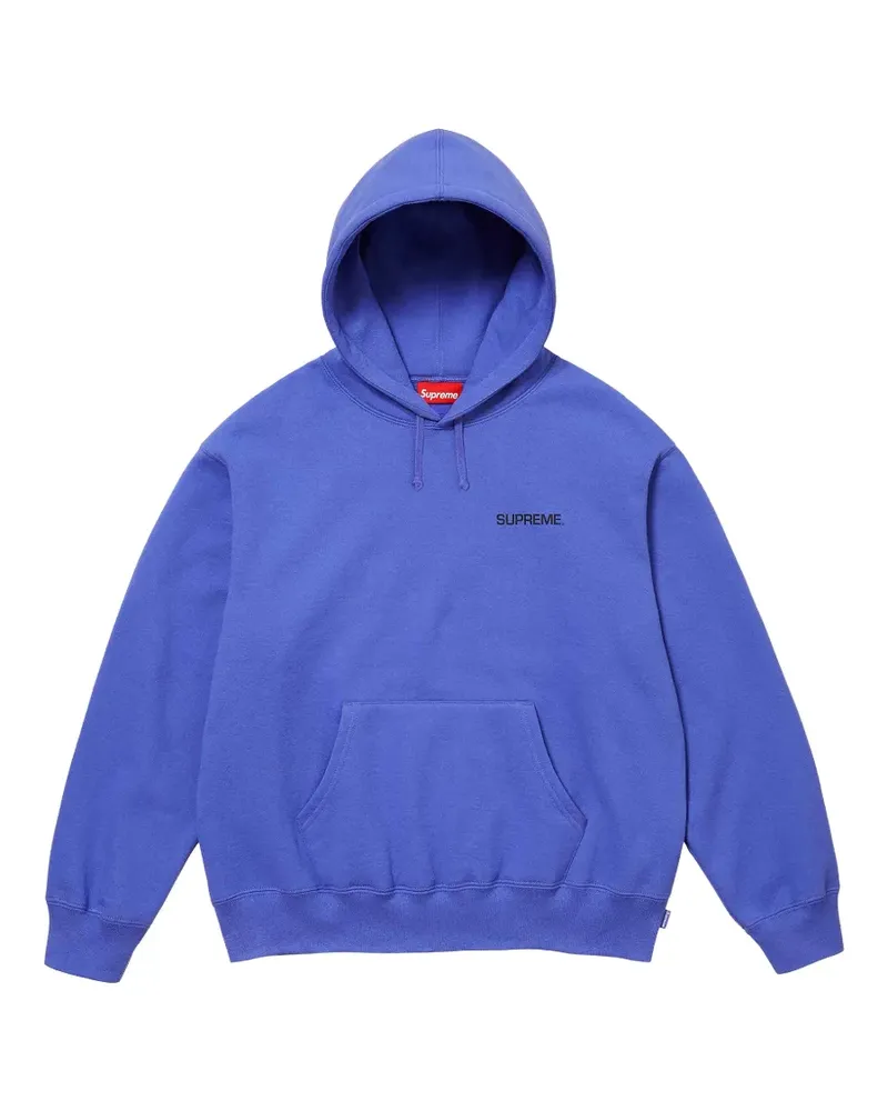 Supreme Being Immortal logo-print hoodie - Blau Blau