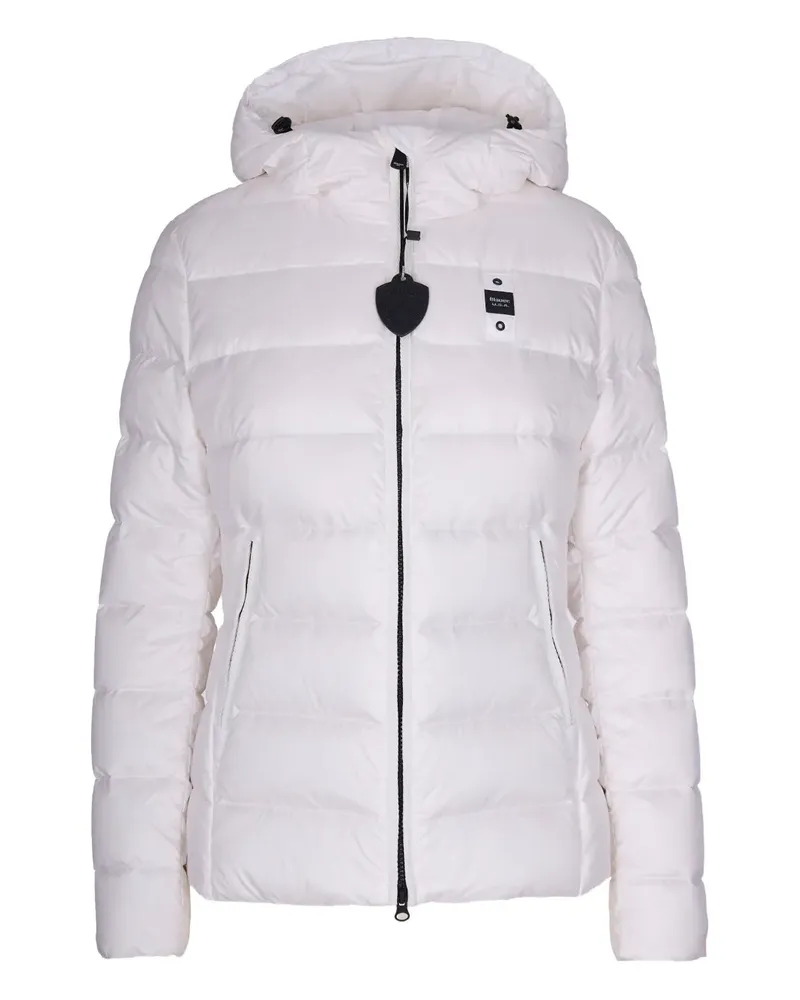 Blauer Caroll hooded embellished puffer jacket - Weiß Weiß