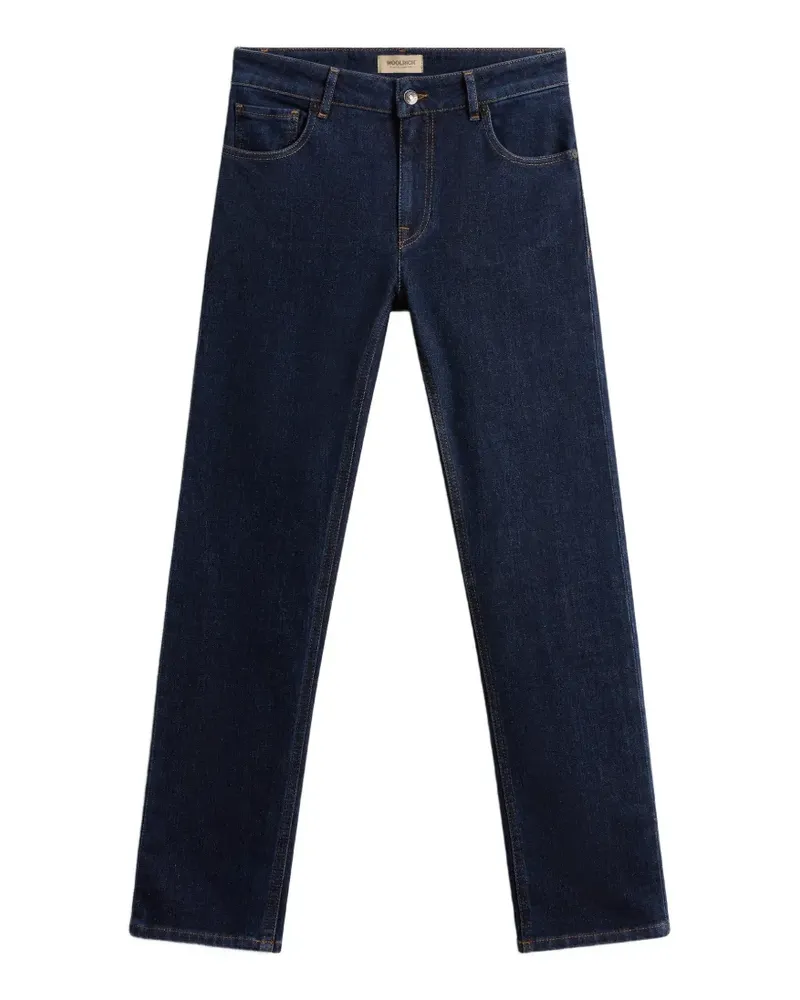 Woolrich Five-Pocket-Jeans - Blau Blau
