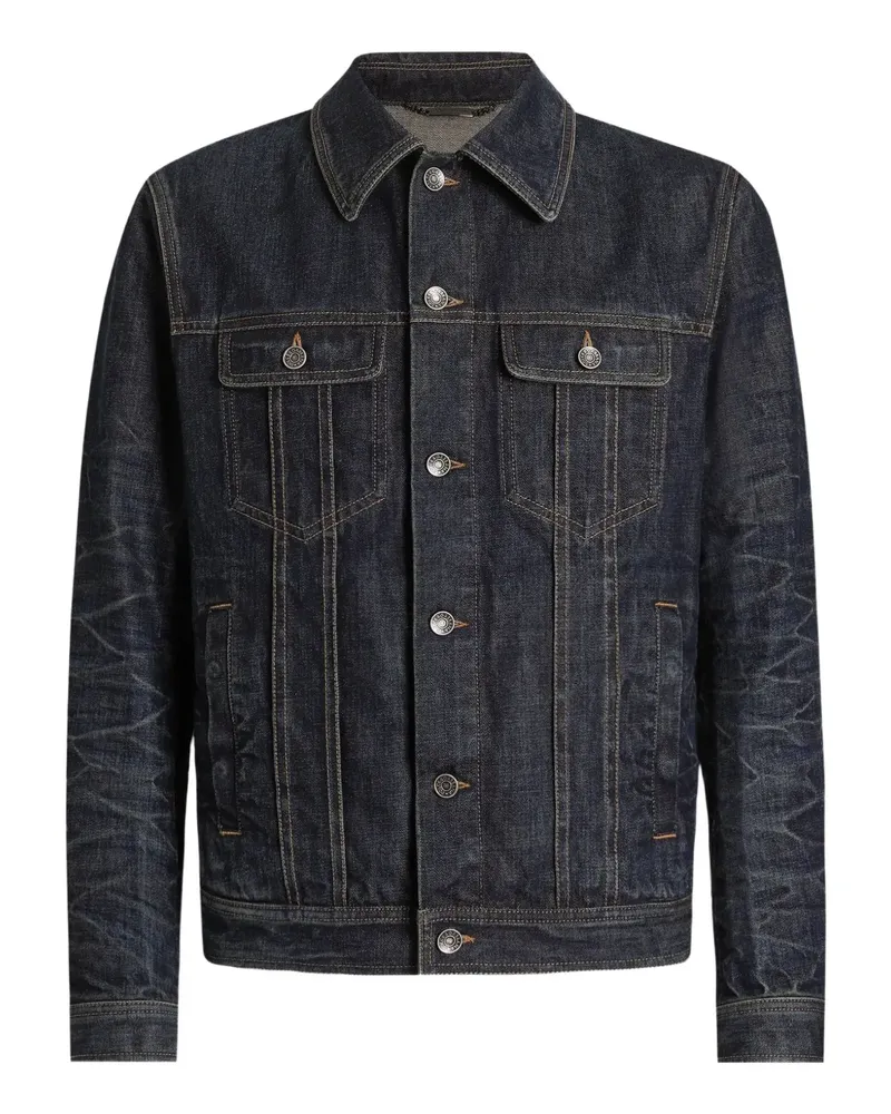 Dolce & Gabbana Klassische Jeansjacke - Blau Blau
