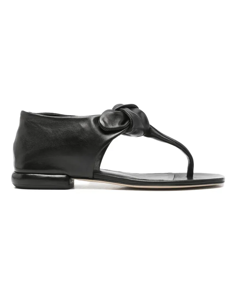 Officine Creative Italia Suki knot-detail sandals - Schwarz Schwarz