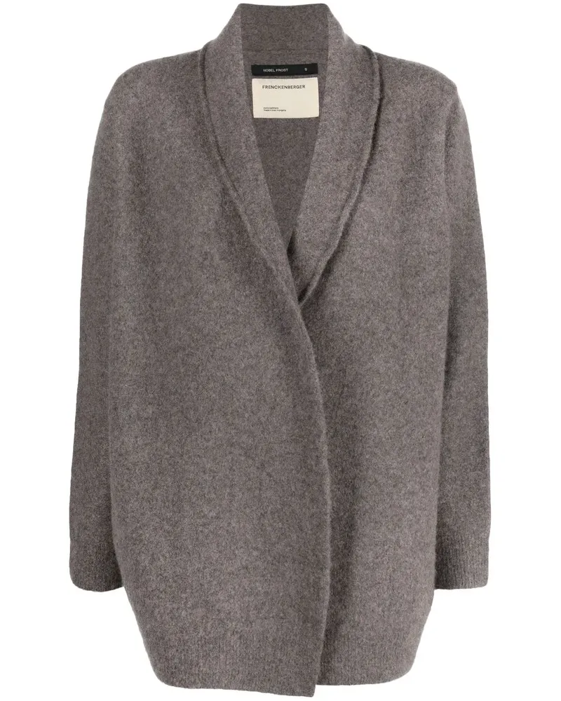 Frenckenberger Cardigan mit Finish - Braun Braun