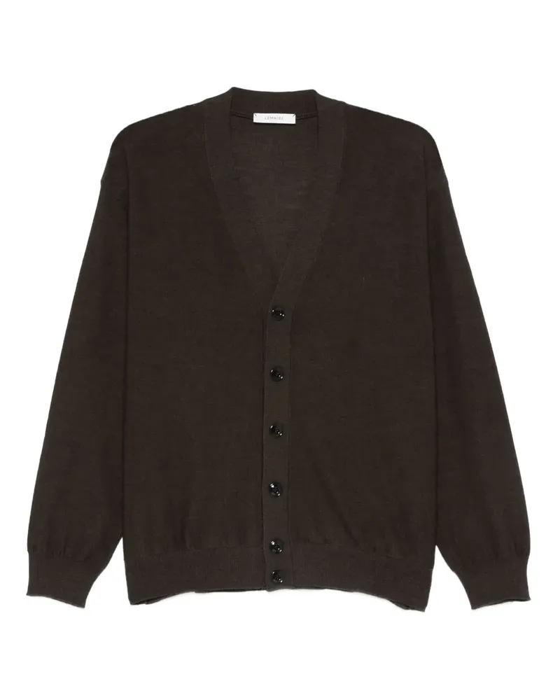 Christophe Lemaire fine-knit cardigan - Braun Braun