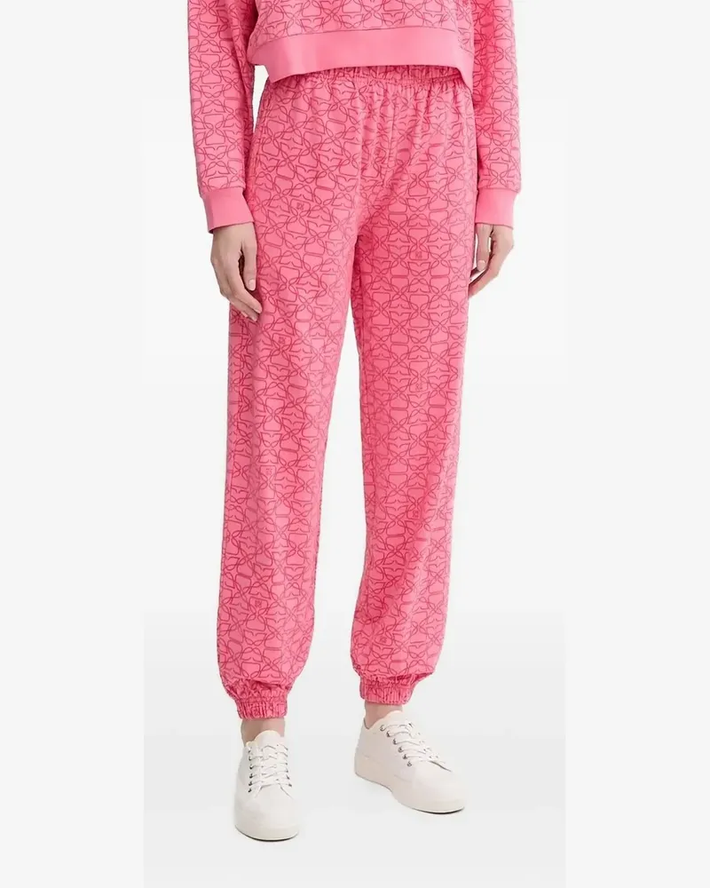 HUGO BOSS Jogginghose mit Logo-Print - Rosa Rosa