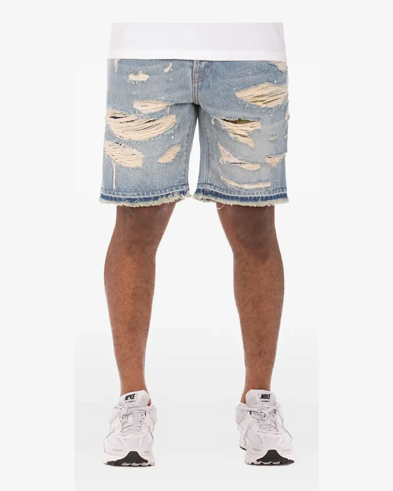 Billionaire Boys Club Comet Jeans-Shorts im Distressed-Look - Blau Blau
