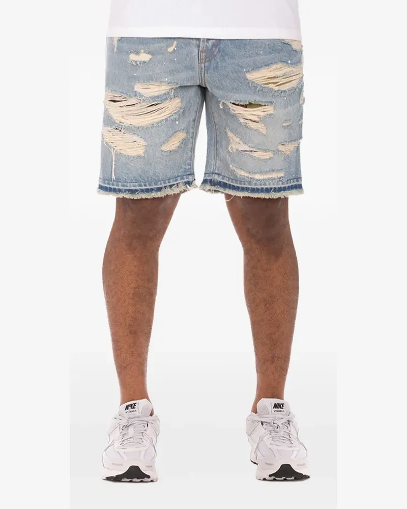 Billionaire Boys Club Comet Jeans-Shorts im Distressed-Look - Blau Blau