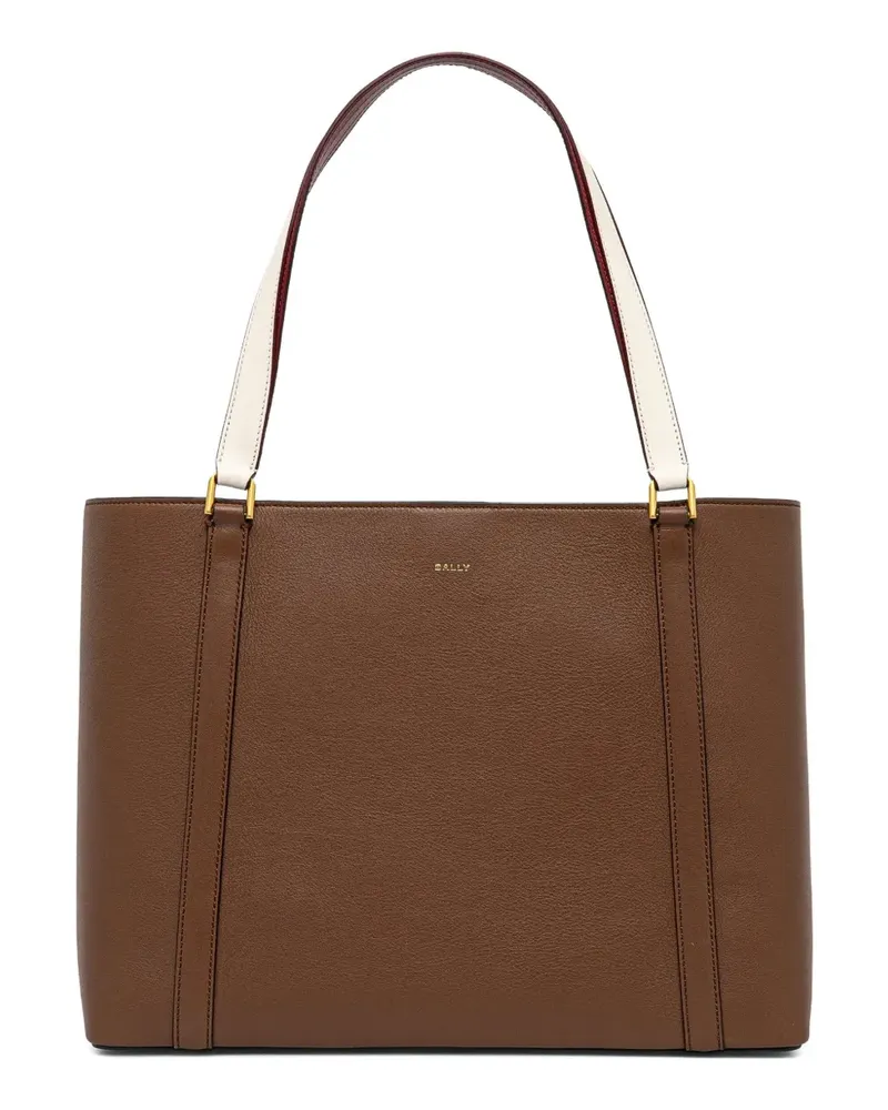 Bally Code Tote Bag aus Leder - Braun Braun