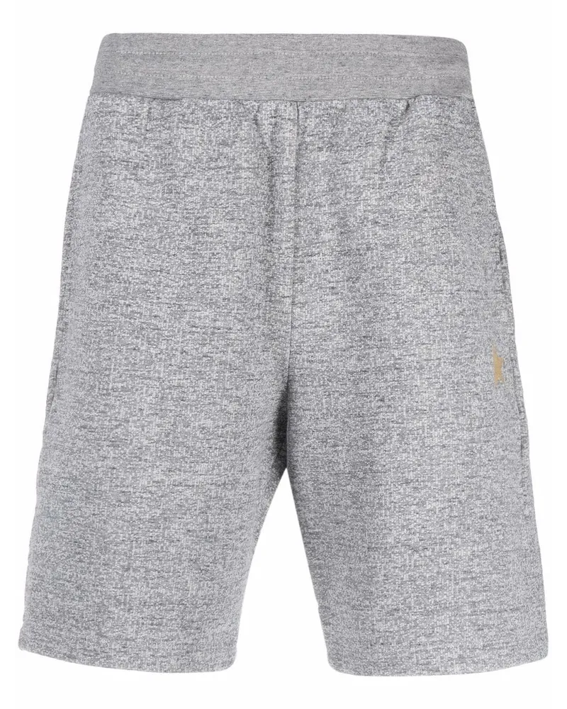 Golden Goose Joggingshorts mit Stern-Print Grau