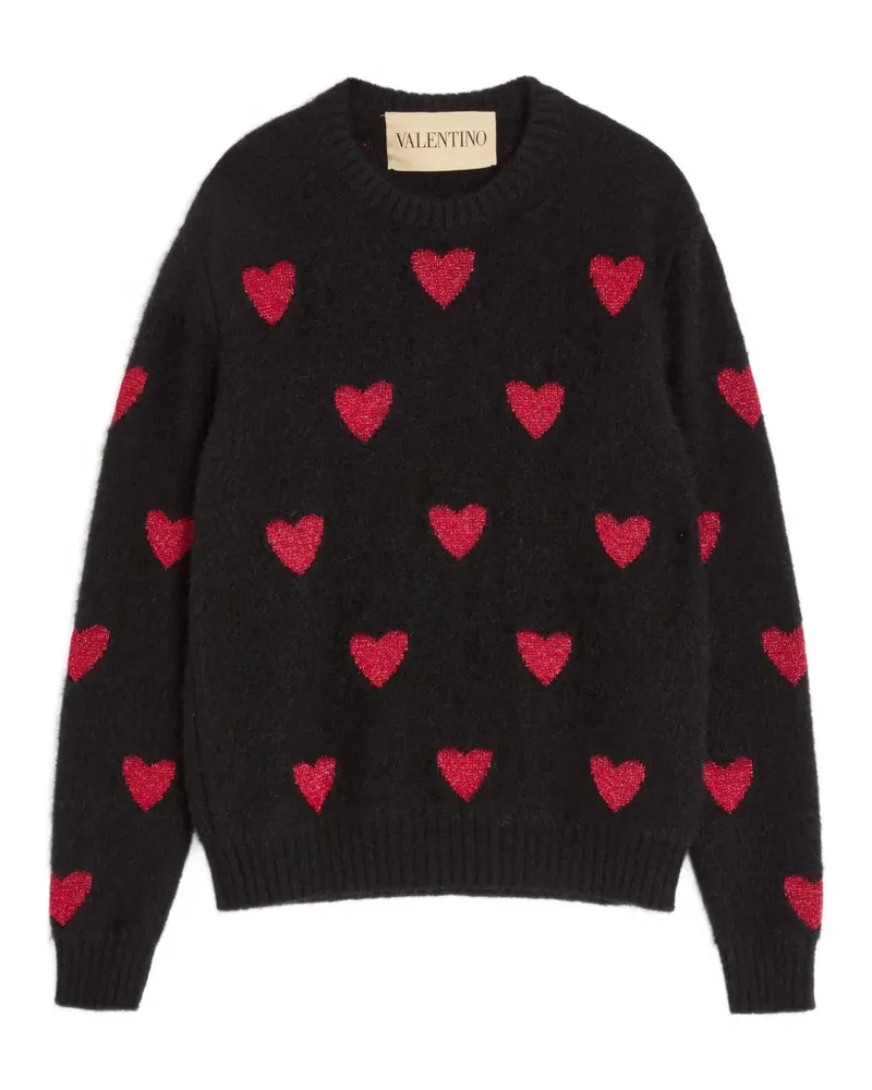 Valentino Garavani Pullover mit V-Ausschnitt - Schwarz Schwarz