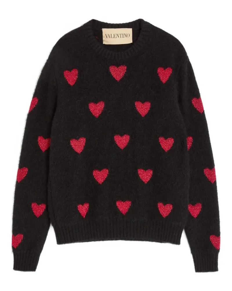 Valentino Garavani Pullover mit V-Ausschnitt - Schwarz Schwarz
