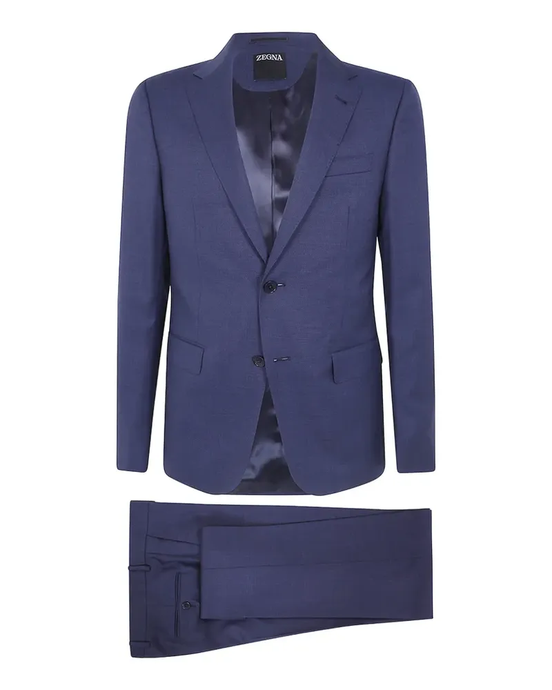 Ermenegildo Zegna Einreihiger Anzug - Blau Blau