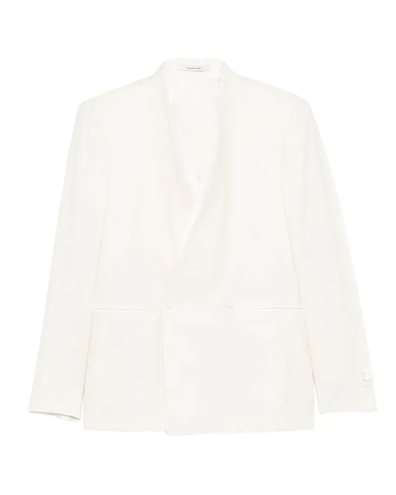 Tagliatore Alex Blazer mit Satinbesatz - Nude Nude