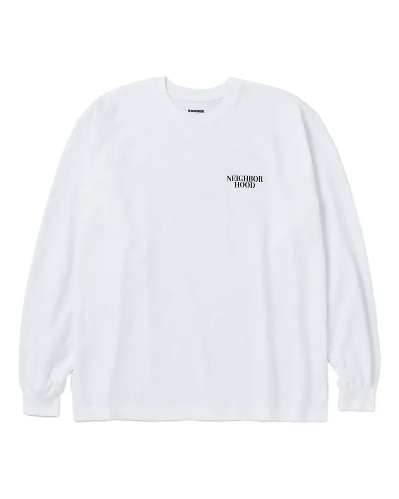 Neighborhood NH-2 Langarmshirt - Weiß Weiß