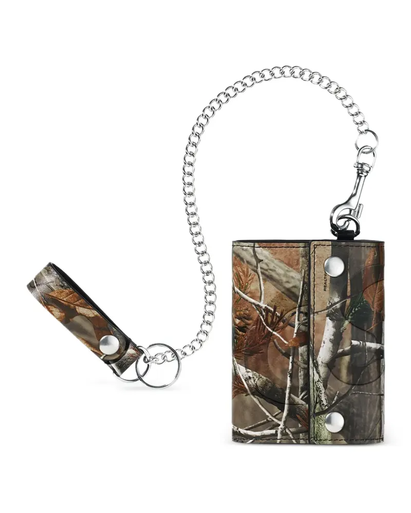 Supreme Being leather chain wallet - Braun Braun