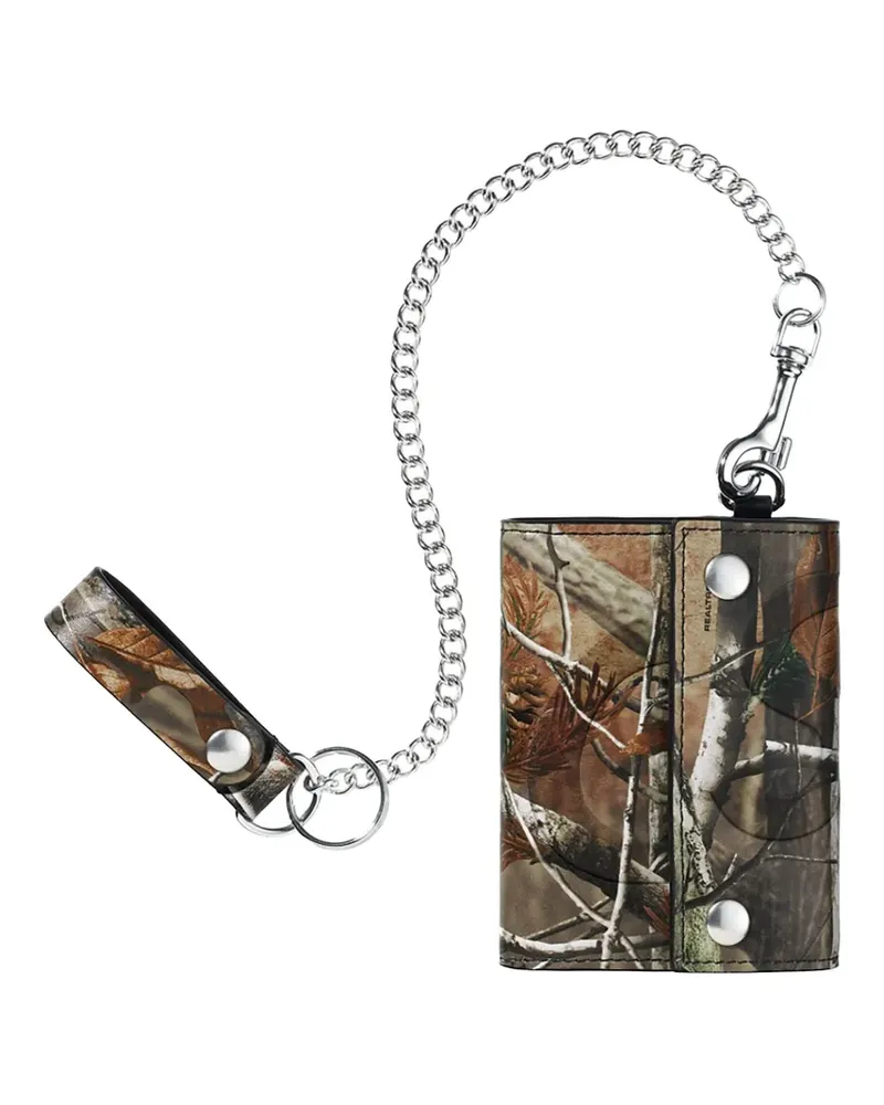 Supreme Being leather chain wallet - Braun Braun