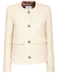 Philipp Plein Tweed-Jacke Nude