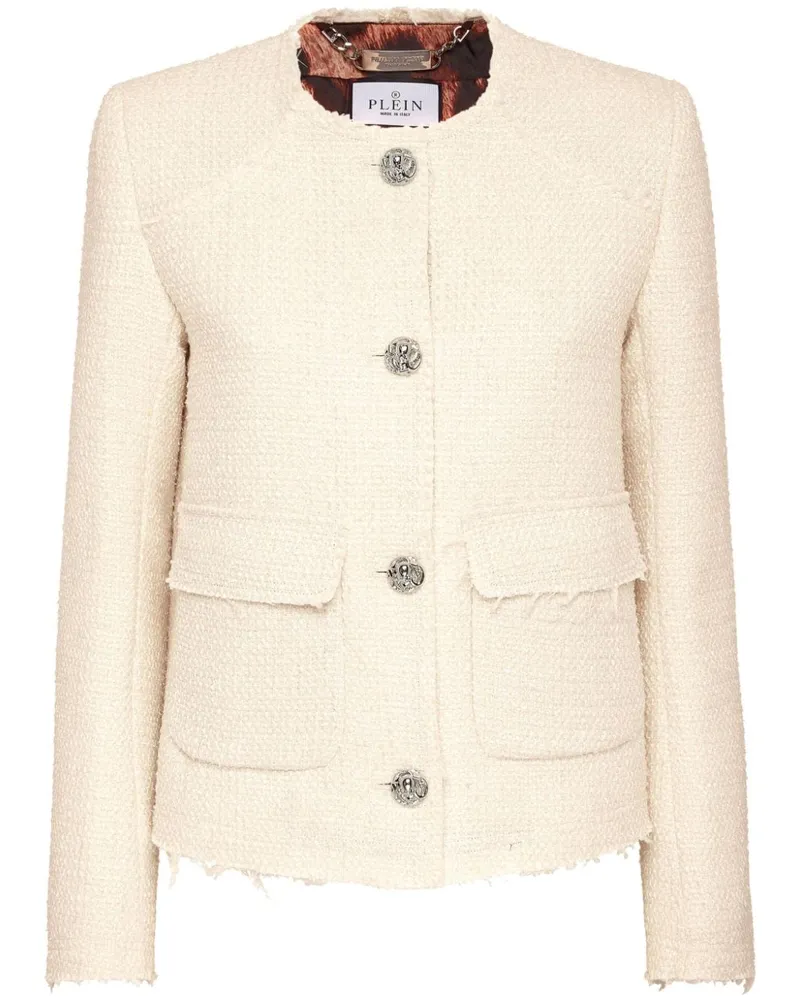 Philipp Plein Tweed-Jacke - Nude Nude