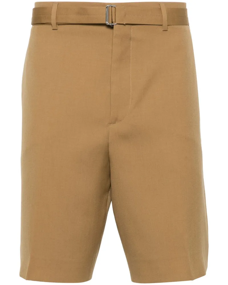 Lanvin Shorts aus Wolle mit Bügelfalten - Braun Braun