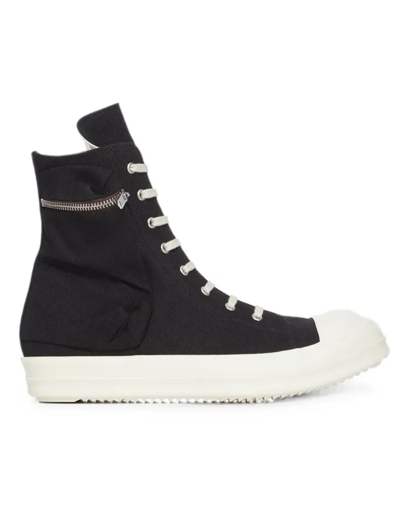 DRKSHDW by Rick Owens Cargo Sneaks high-top cotton sneakers - Schwarz Schwarz